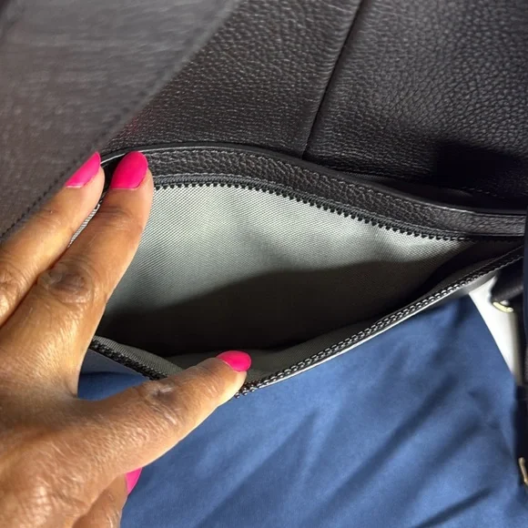 Cole Haan Black Grand Series Black Backpack - Picture 11 of 15